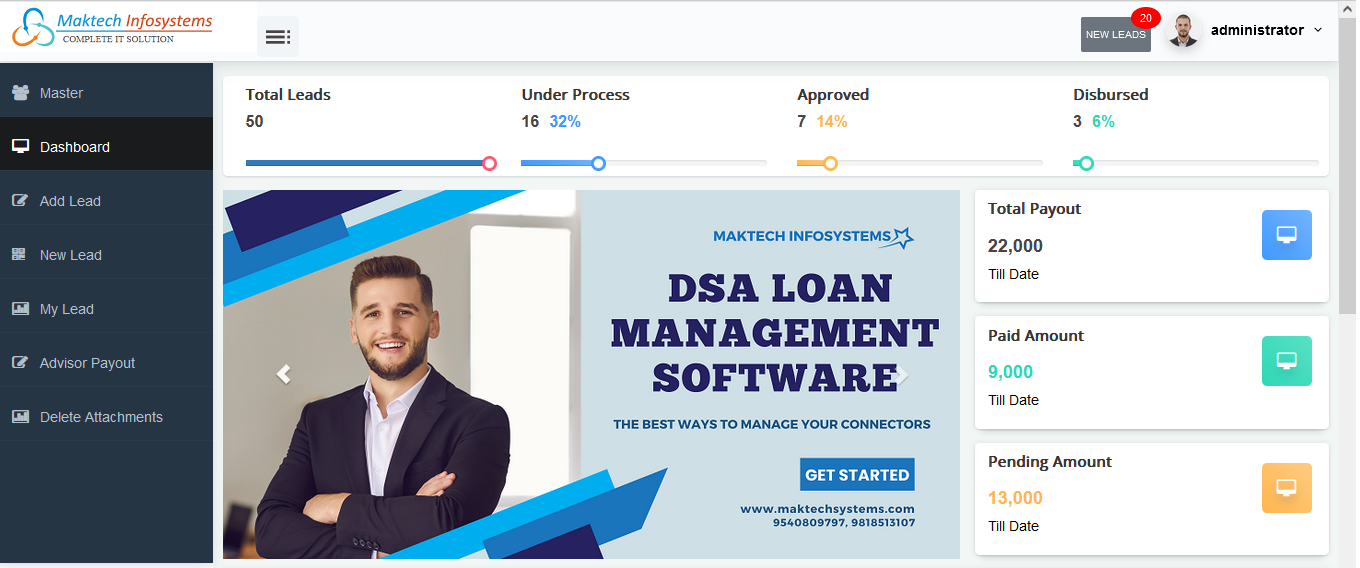 DSA Loan Management Software